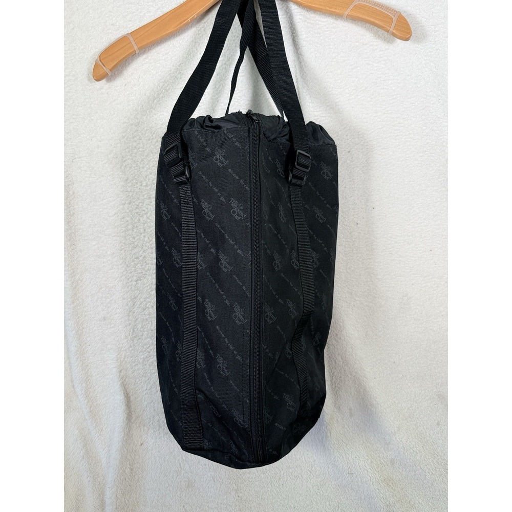 Pampered Chef Consultant Tote Bag Drawstring Top Zipper On Side Shoulder Straps